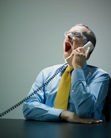 Answering the phone isn’t hard.