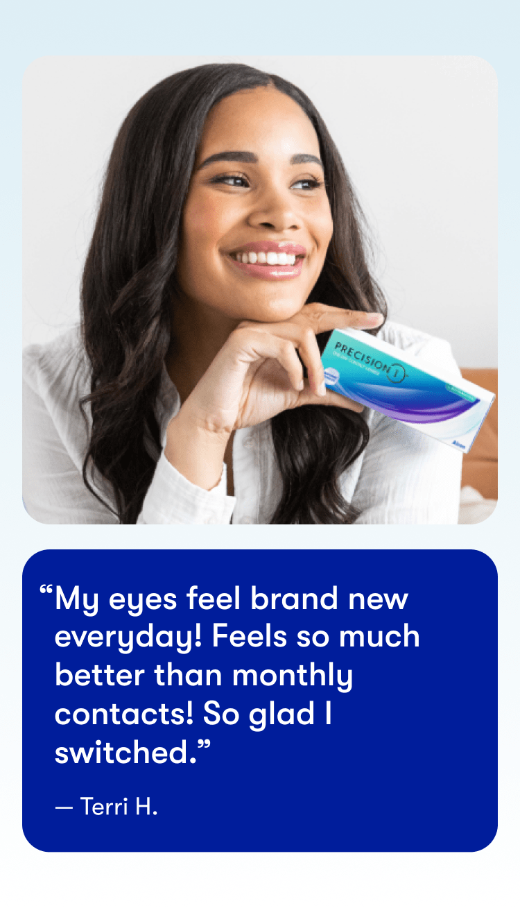 1-800Conacts customer testimonial