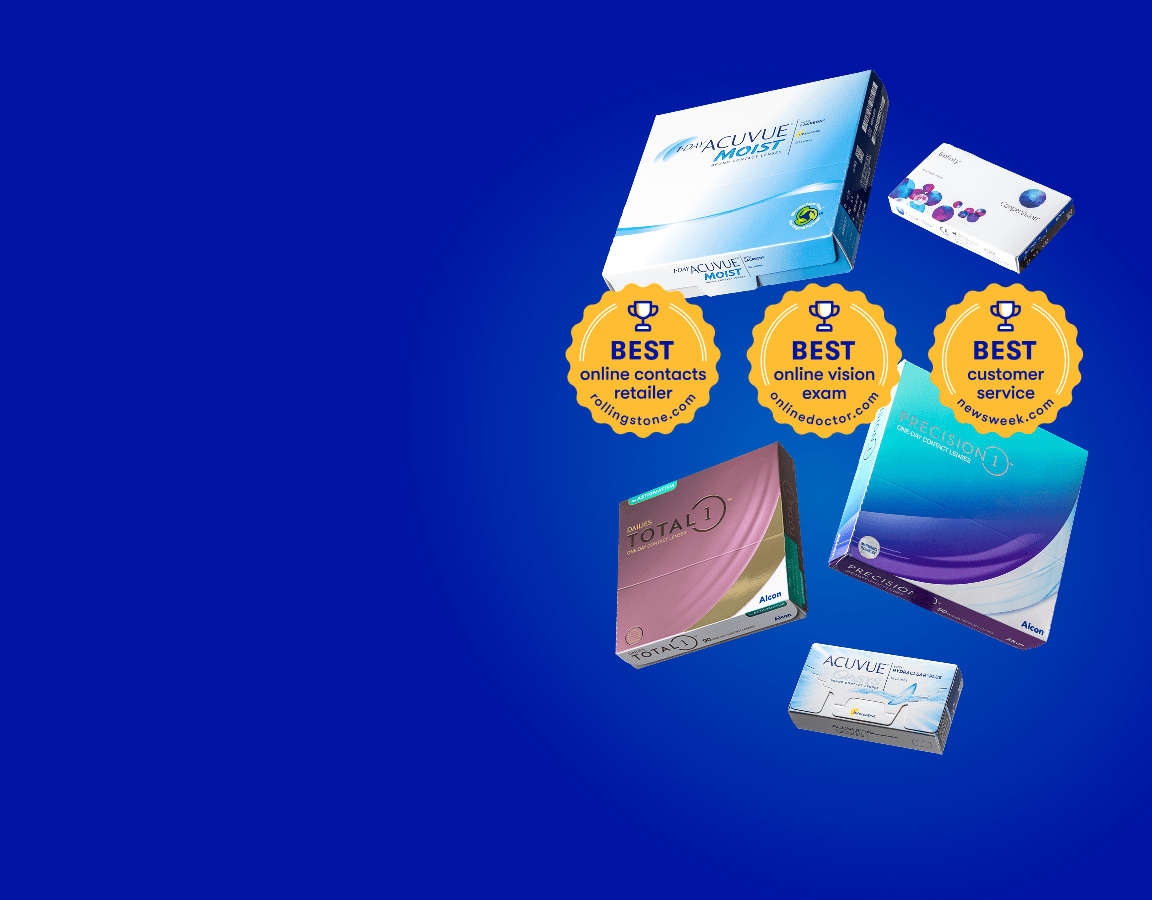Get 20% off your first order of contacts