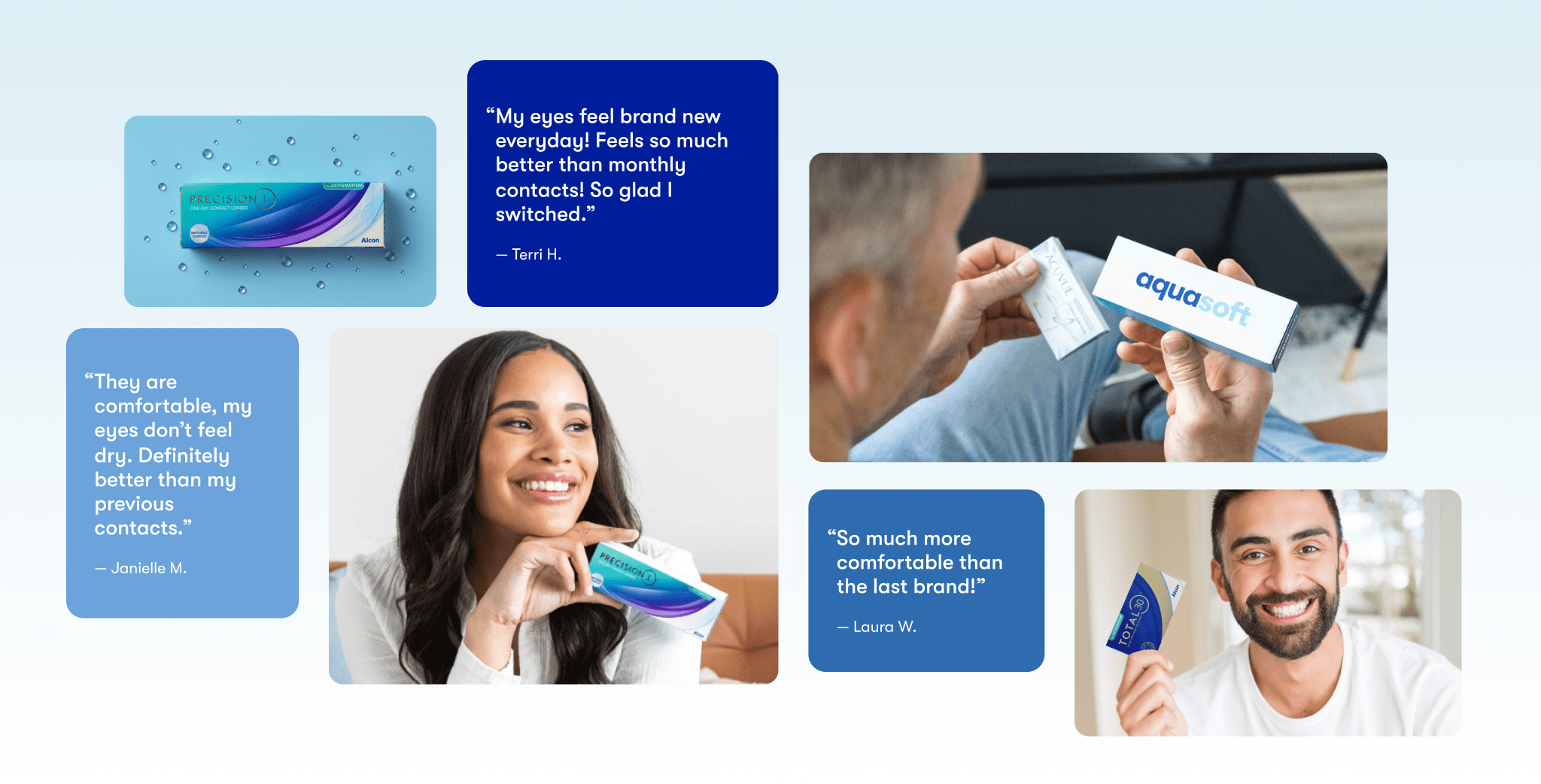 1-800Conacts customer testimonials