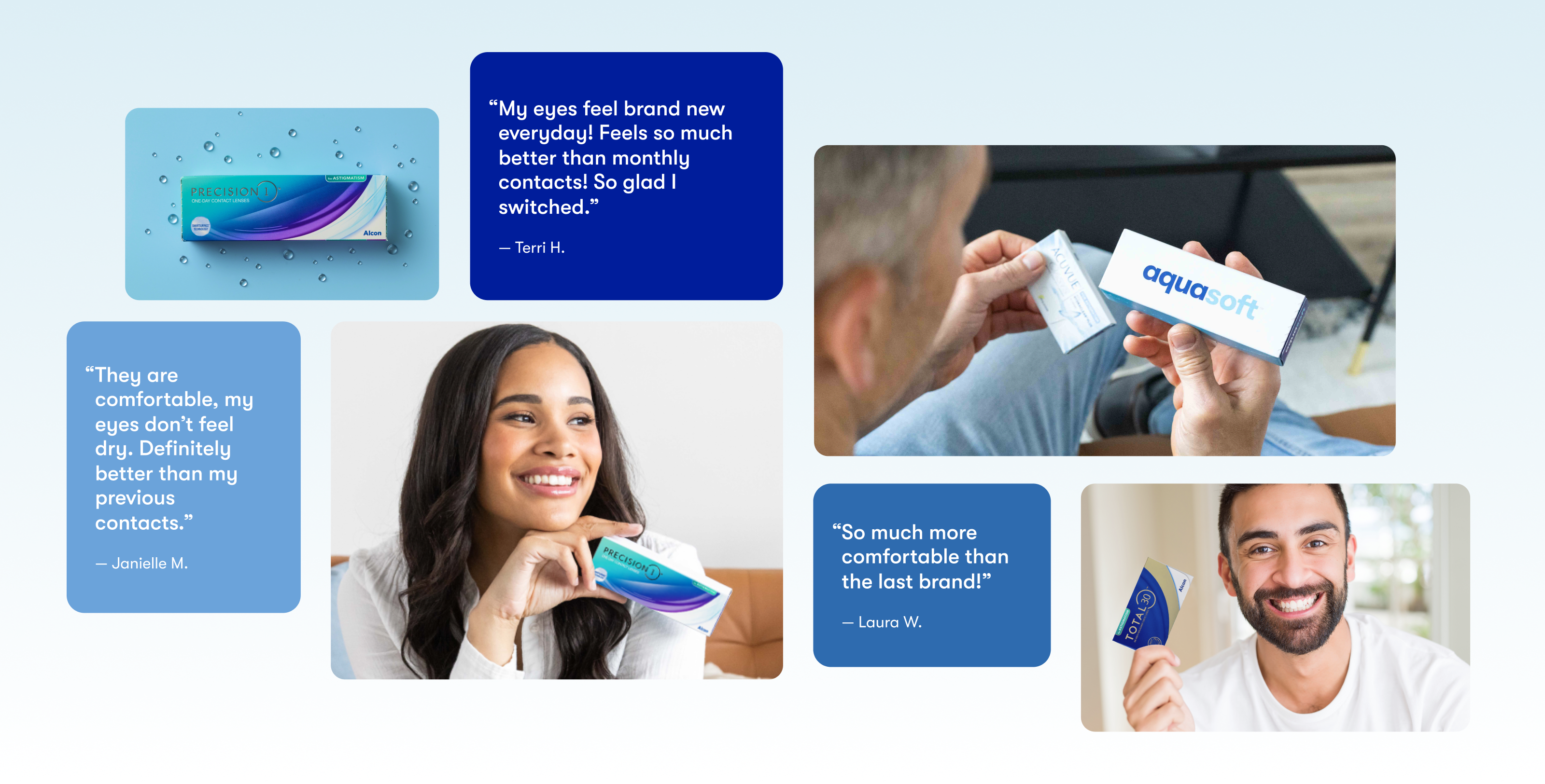 1-800Conacts customer testimonials