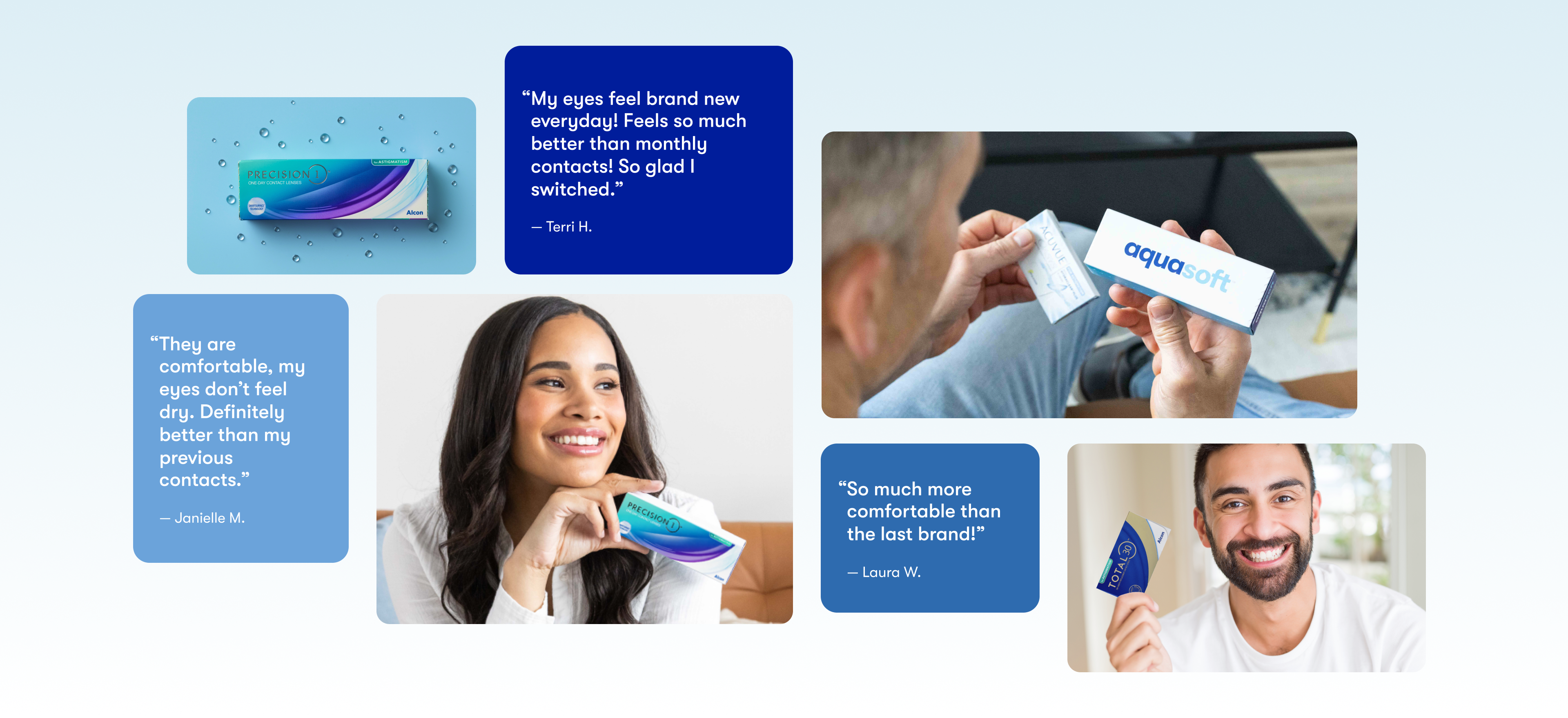 1-800Conacts customer testimonials