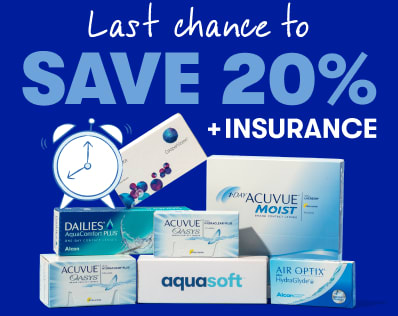 Save 20% Plus insurance