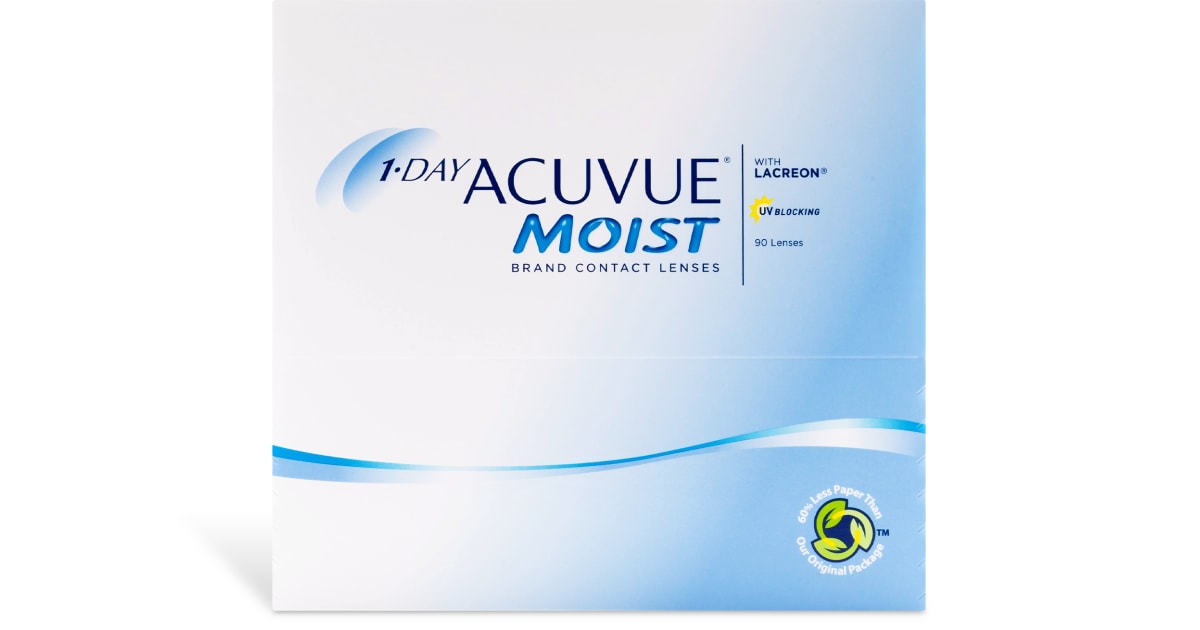 1Day Acuvue Moist Multifocal 90 Pack 1800 CONTACTS
