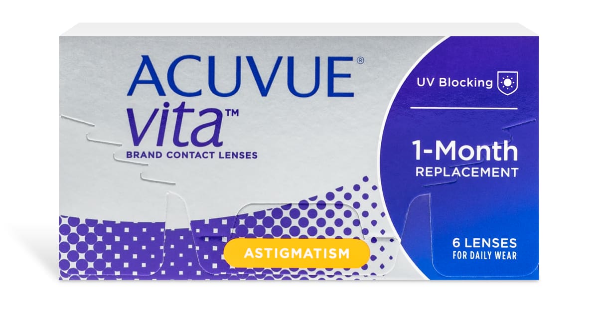 Acuvue Vita Contact Lenses for Astigmatism 1800 CONTACTS