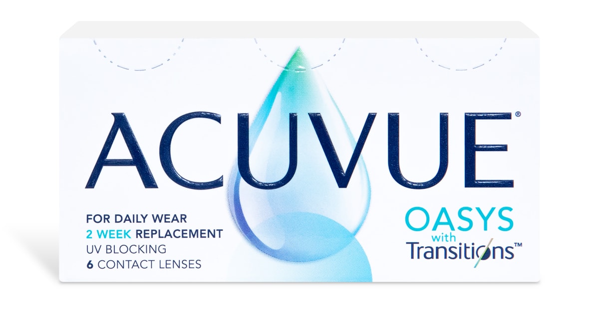 Acuvue Oasys with Transitions Contact Lenses | 1-800 Contacts