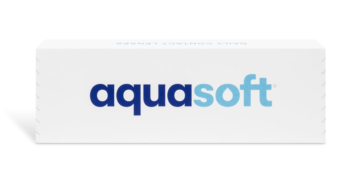 AquaSoft Daily 30 Pack Contact Lenses 1800 Contacts