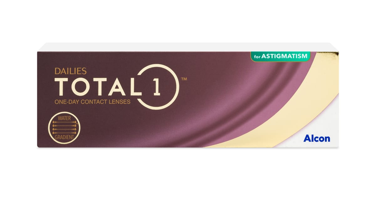 DAILIES TOTAL 1 for Astigmatism 30 Pack 1800 Contacts