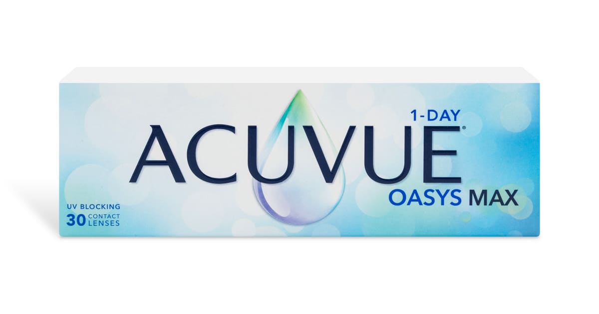 Acuvue Oasys Max 1Day 30 Pack 1800 Contacts
