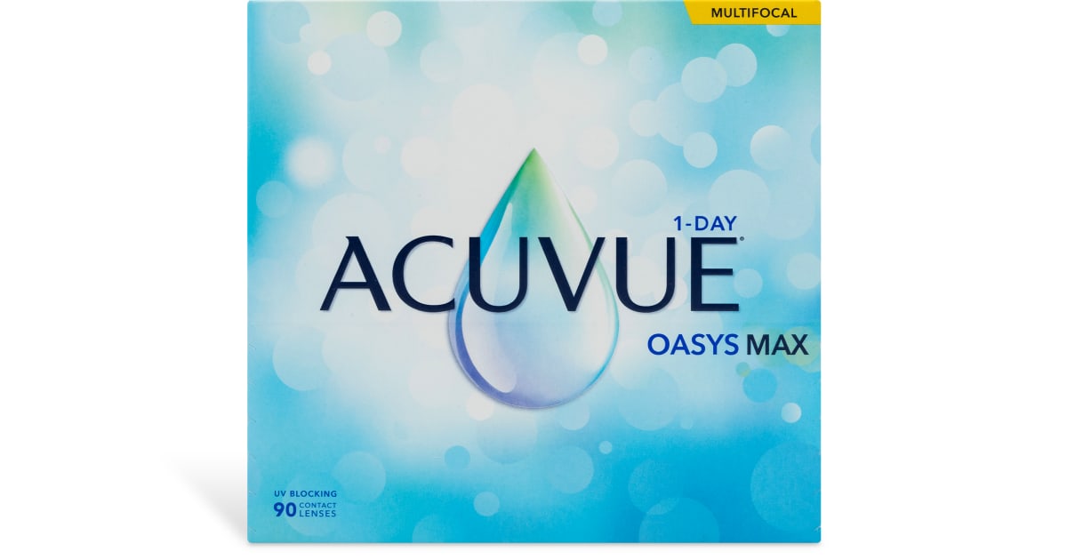 Acuvue Oasys Max 1Day Multifocal Contact Lenses 1800 Contacts