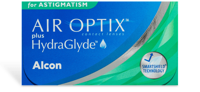 AIR OPTIX® plus HydraGlyde® for Astigmatism