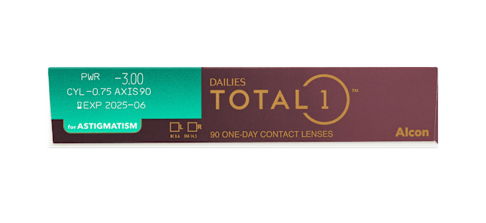 DAILIES TOTAL1® for Astigmatism