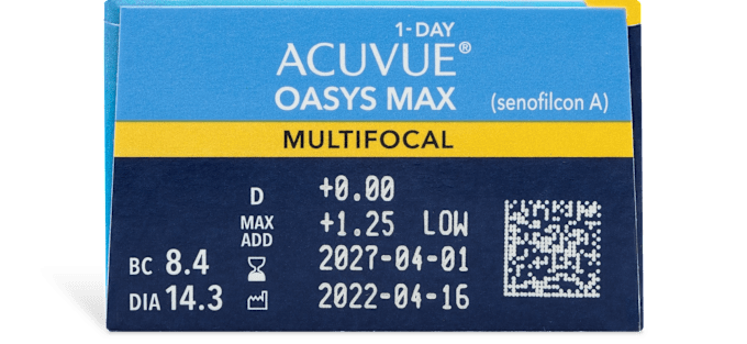ACUVUE® OASYS® Max 1-Day Multifocal