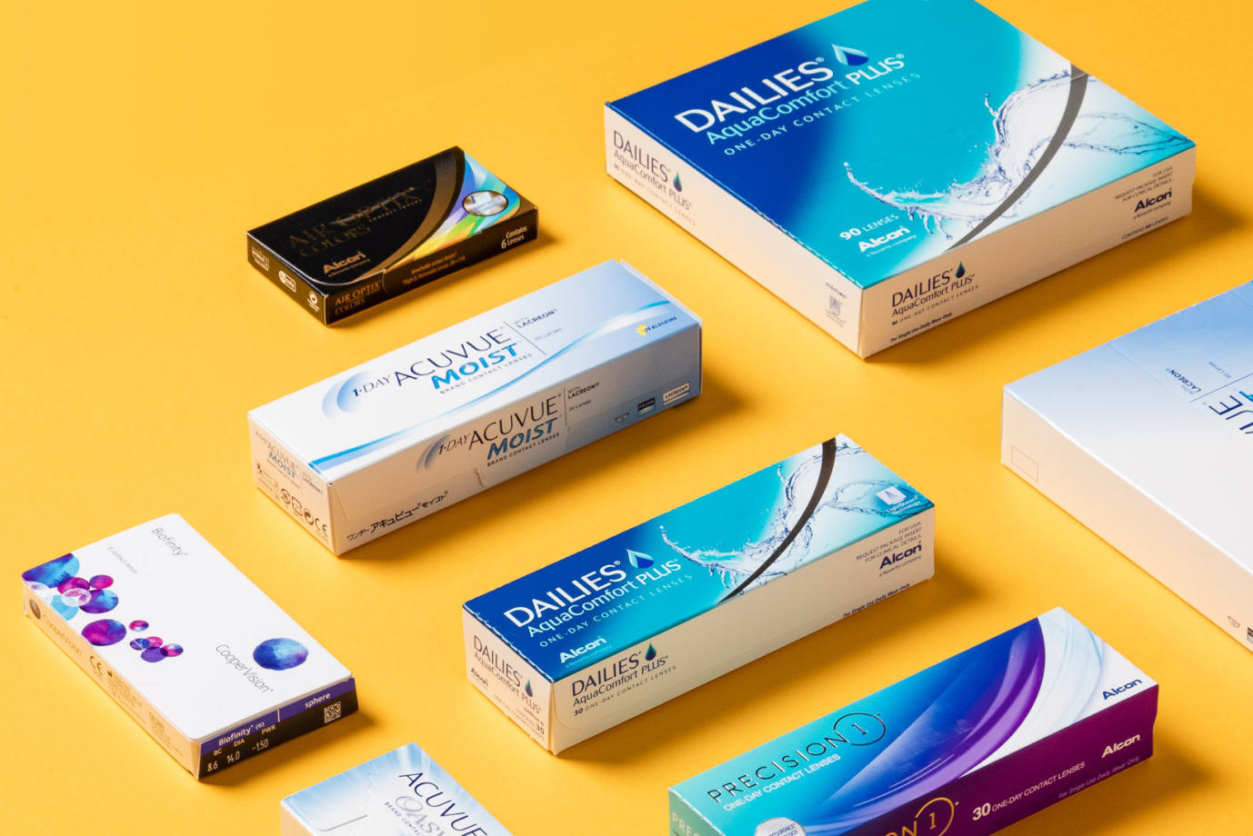 variety of contacts to choose from