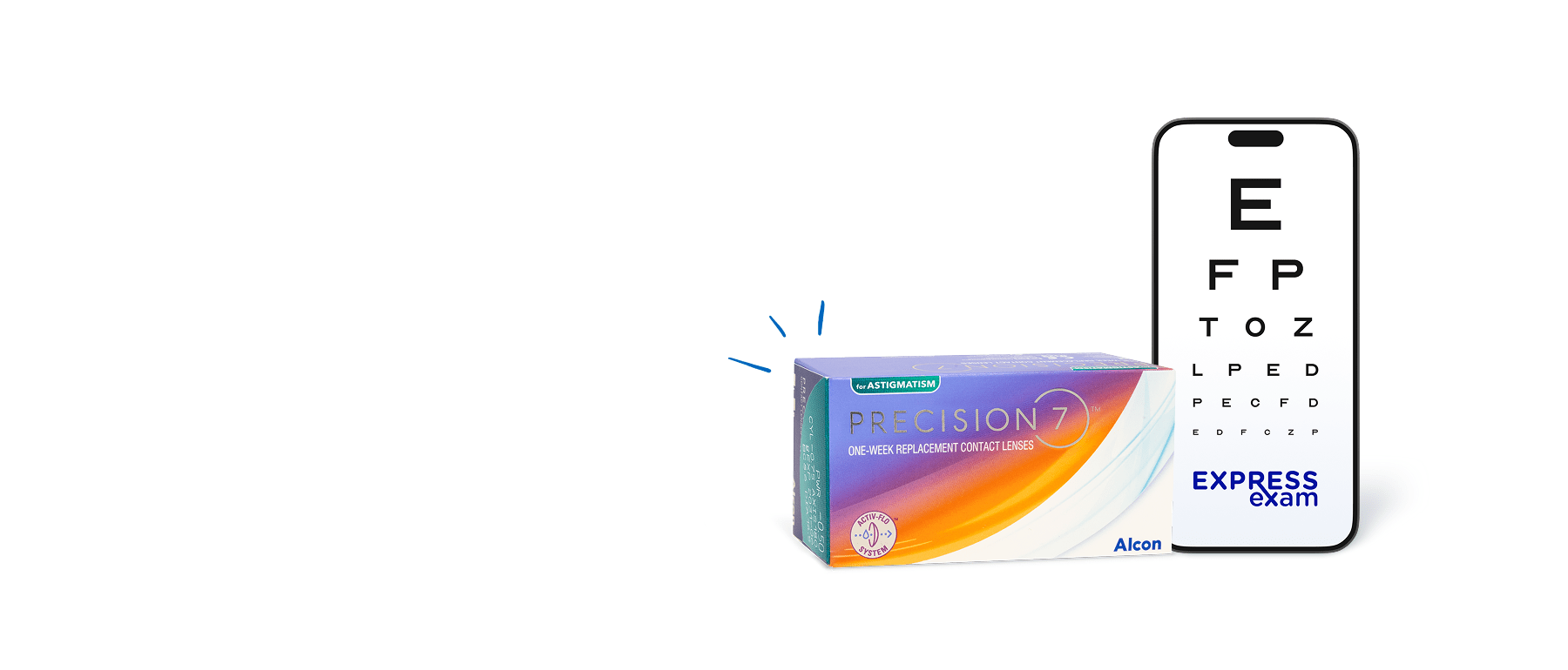 Precision7 for Astigmatism contacts