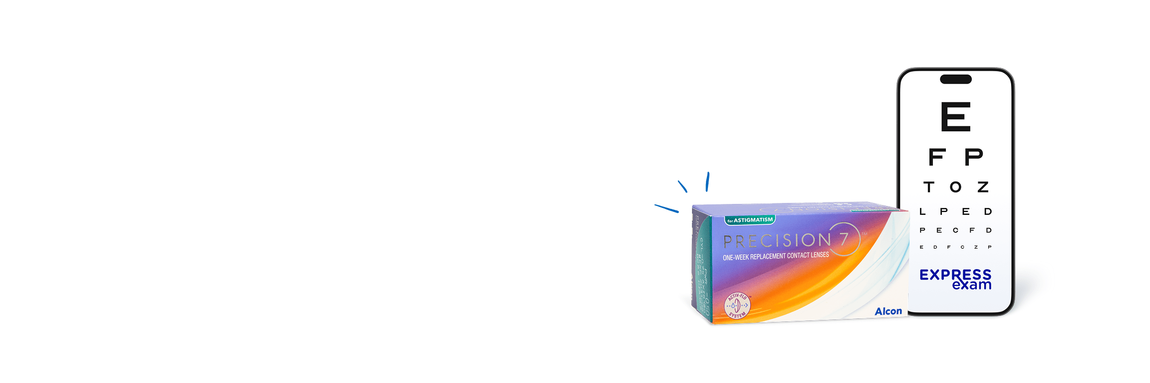 Precision7 for Astigmatism contacts