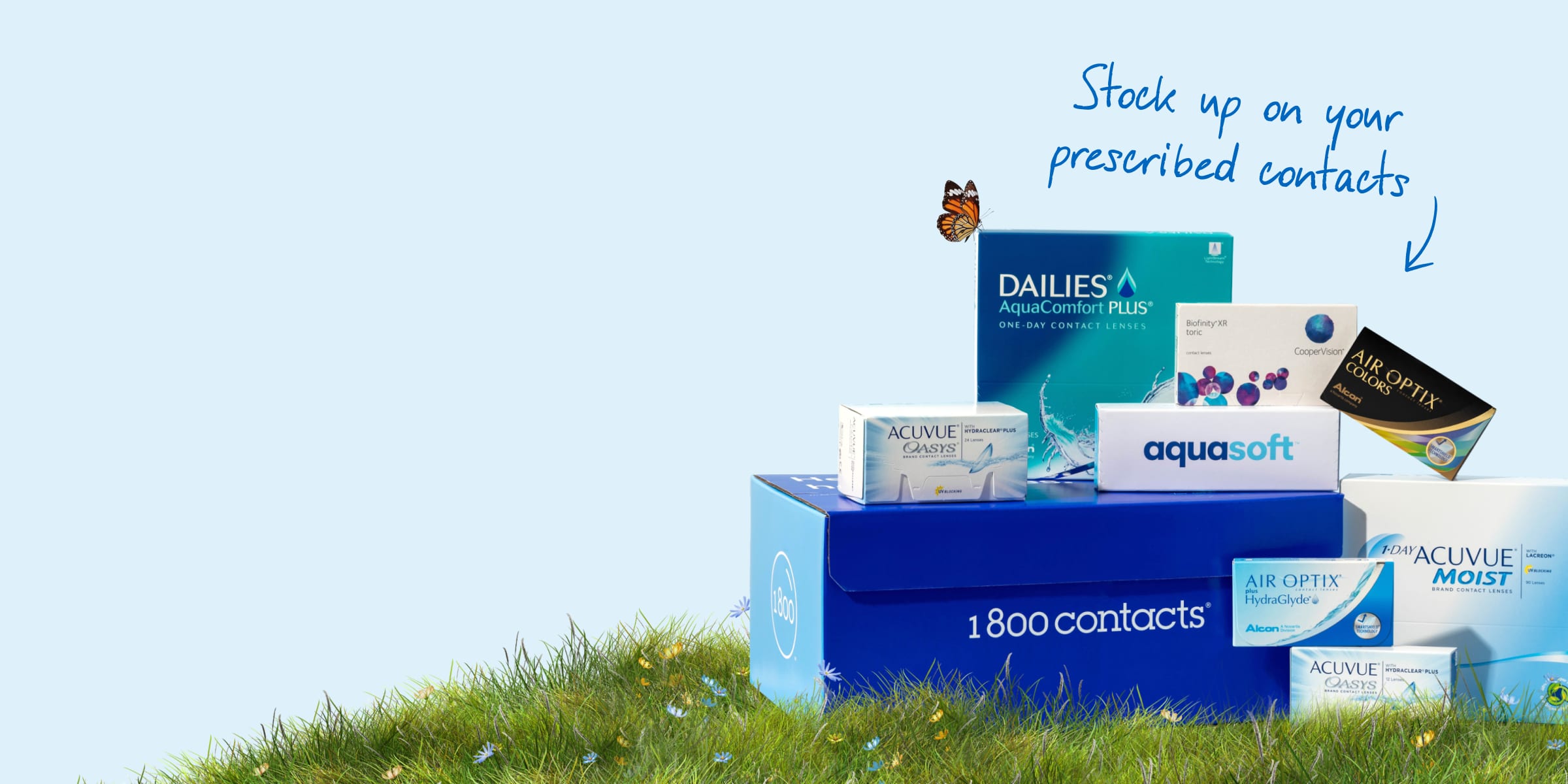 Get 20% off your first order of contacts