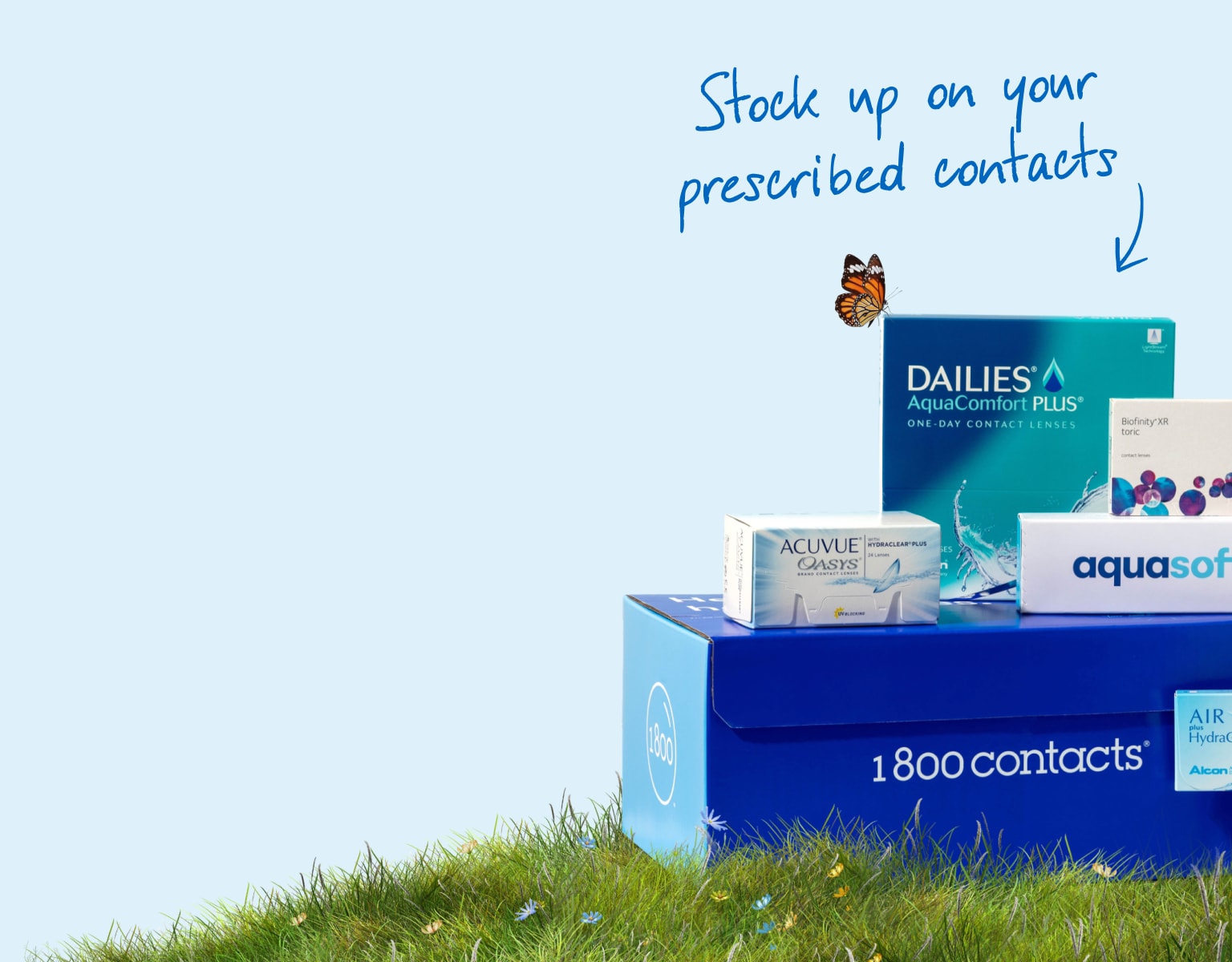 Get 20% off your first order of contacts