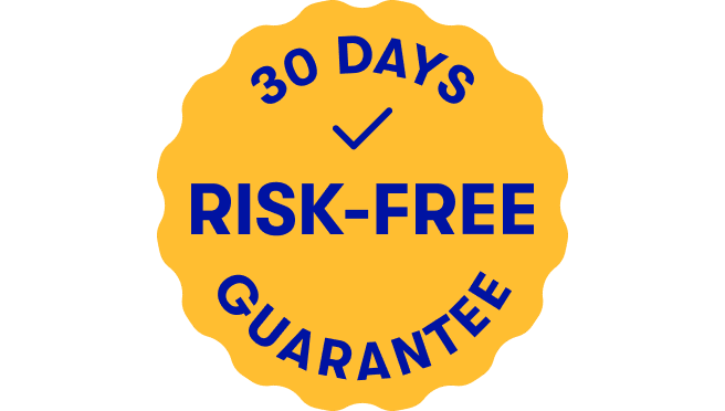 30 days risk-free guarantee