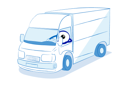 Delivery truck