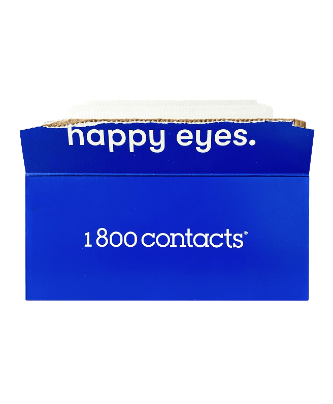 1-800 Contacts shipping box