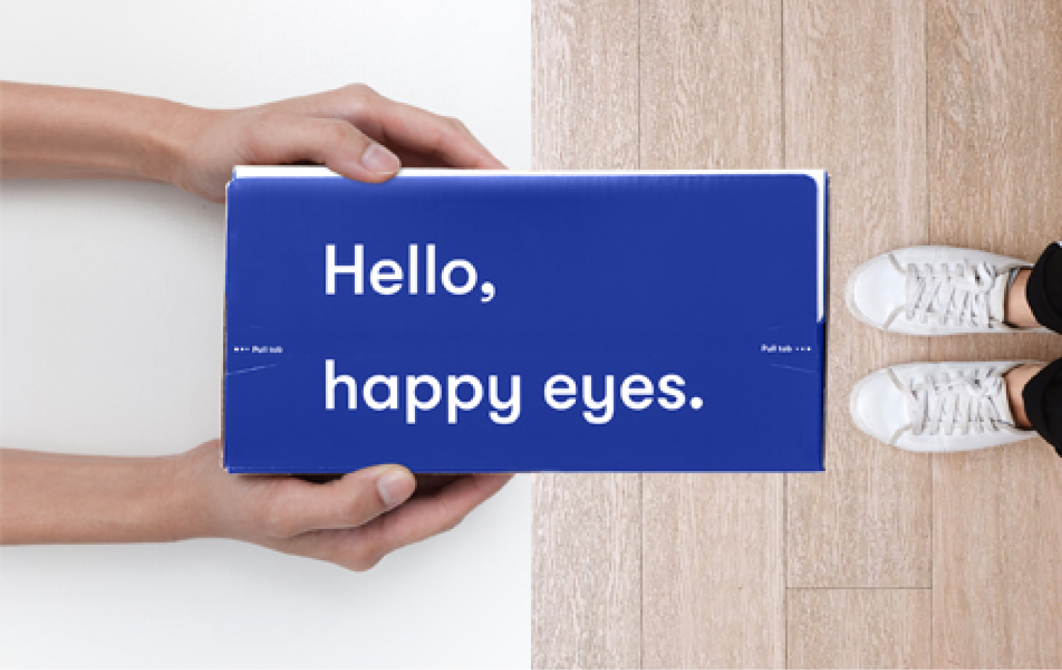 Hello, happy eyes.