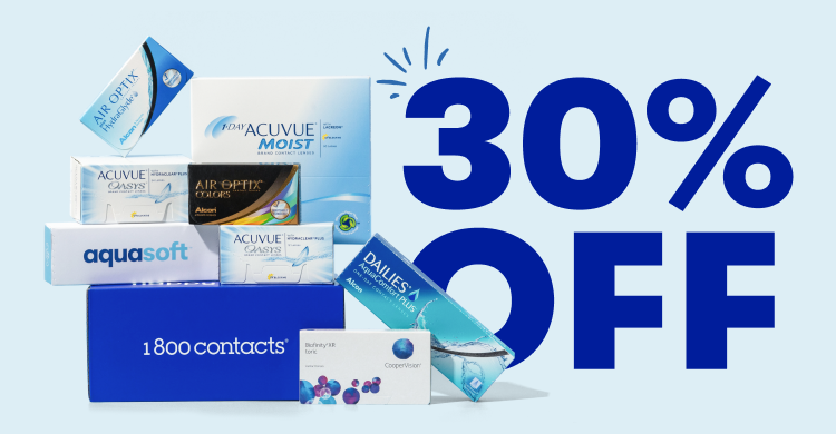 Save 30% on contacts